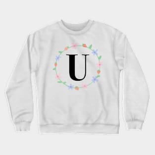 “U” initial Crewneck Sweatshirt